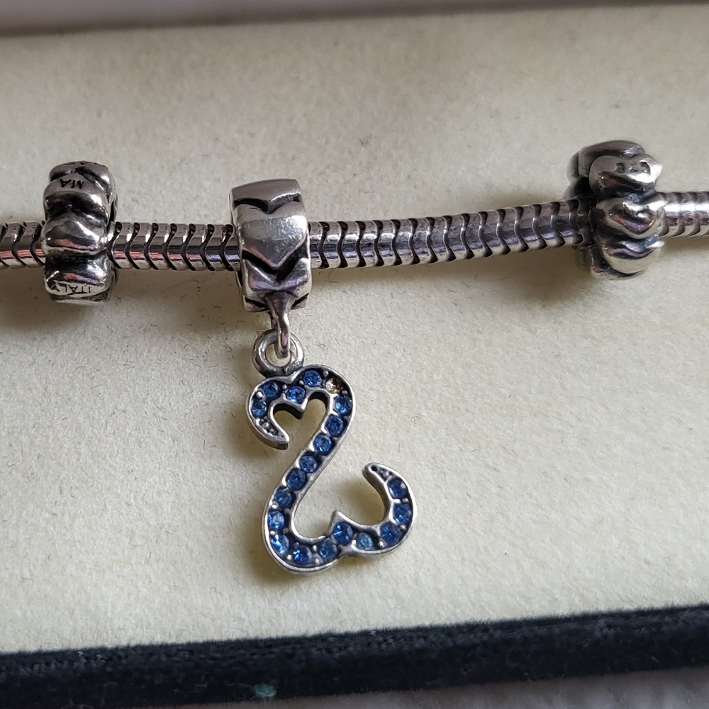 Kay Jewelers Michael Anthony Charmed Memories Bracelet W/Seymour Crystal Charm View 3